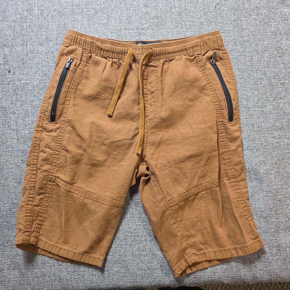 Rocawear Bermuda Shorts Womens‎ Brown Small Zip Up Pockets